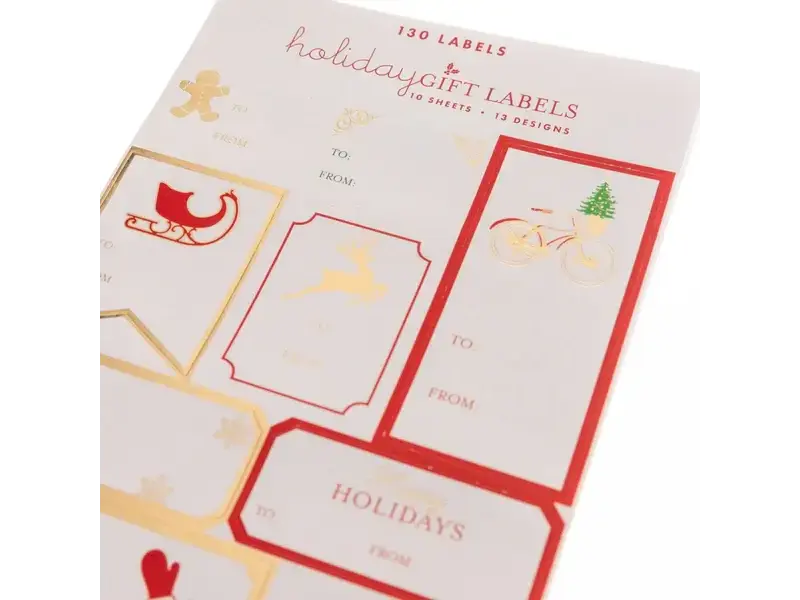 Graphique De France La Petite Noel Holiday Gift Labels 130ct