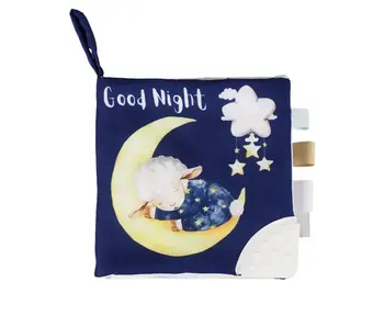Good Night – 10-Page Crinkle Cloth Book For Babies & Toddlers