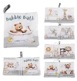 Ali + Oli Bubble Bath – 10-Page Crinkle Cloth Book For Babies &