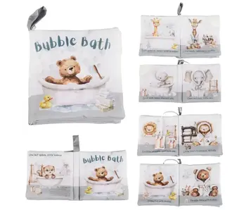 Bubble Bath – 10-Page Crinkle Cloth Book For Babies &