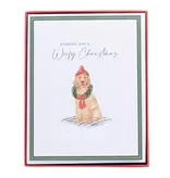 Graphique De France Watercolor Doodle Mid-Sized Holiday Boxed Card