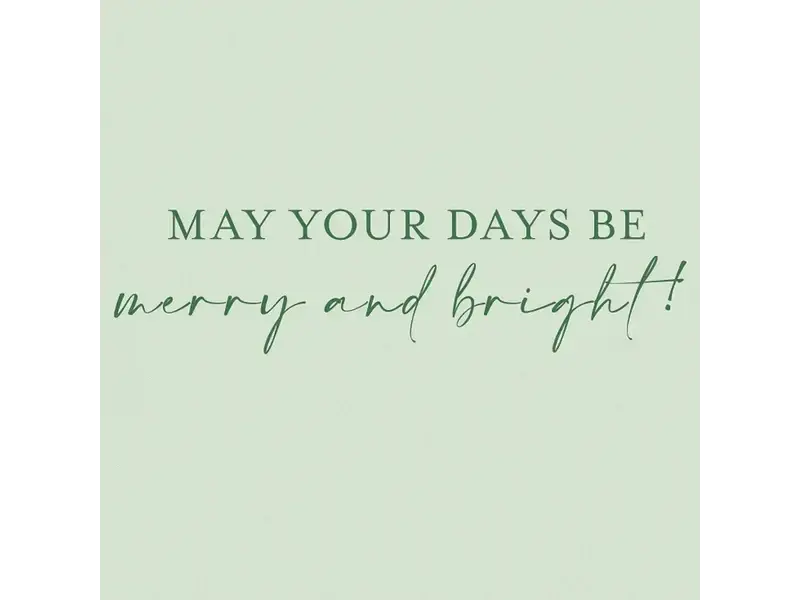 Graphique De France Watercolor Doodle Mid-Sized Holiday Boxed Card