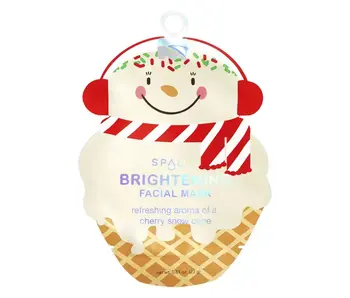 Candy Cane Sundae Christmas Holiday Brightening Facial Mask