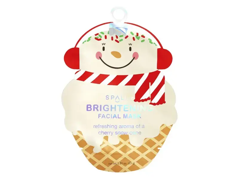 My Spa Life Candy Cane Sundae Christmas Holiday Brightening Facial Mask
