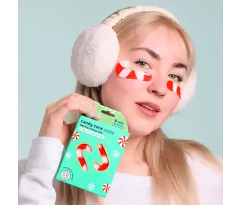 Christmas Holiday Candy Cane Cutie Depuffing Undereye Masks