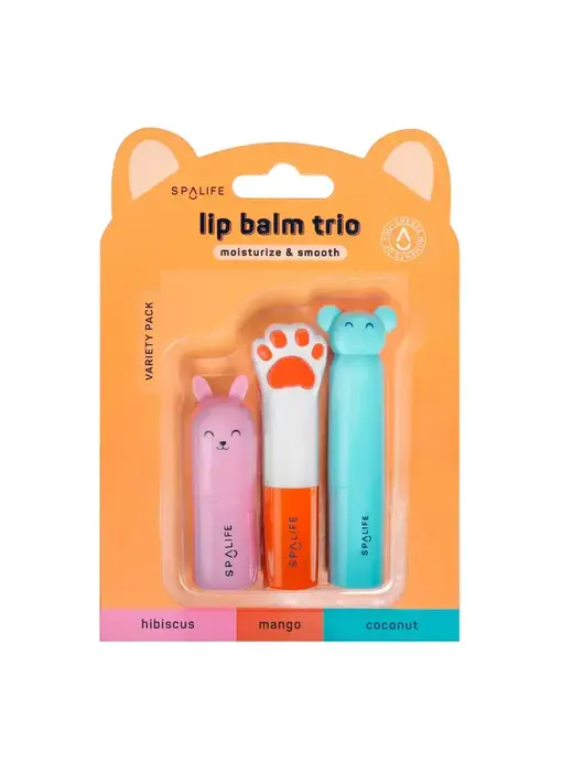 Moisturize & Smooth Lip Balm Trio Variety Pack - 3 Pk