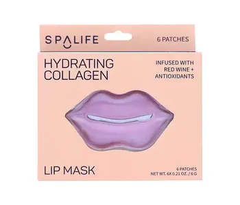 Hydrating Collagen & Red Wine Hydrogel Lip Masks - 8 Ct