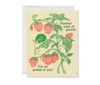 Another Year of Growth Birthday Greeting Card