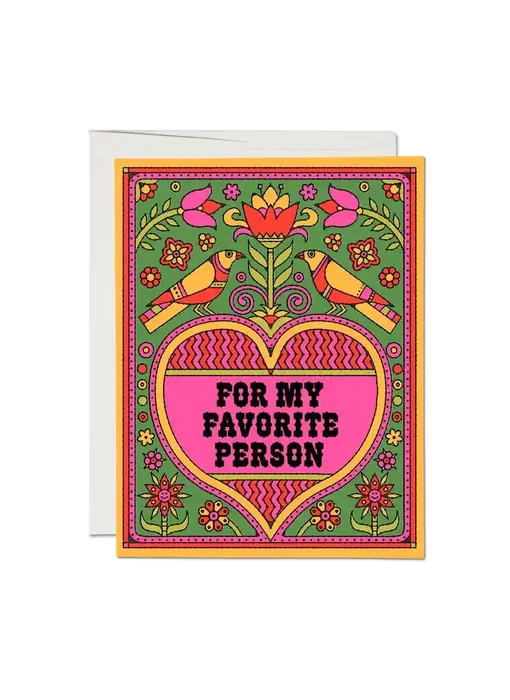 Favorite Person Love Greeting Card