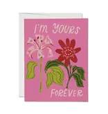 Red Cap Cards Yours Forever Greeting Card