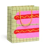 Red Cap Cards Neon Hot Dog Medium Gift Bag