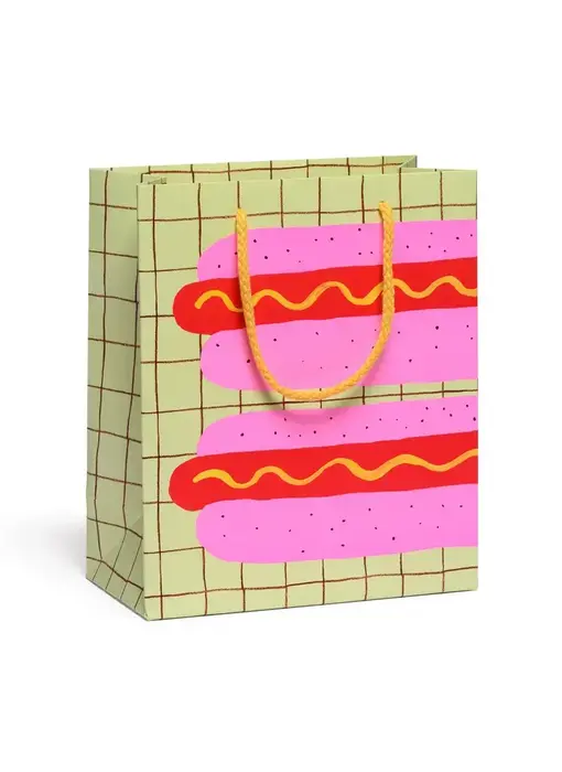 Neon Hot Dog Medium Gift Bag