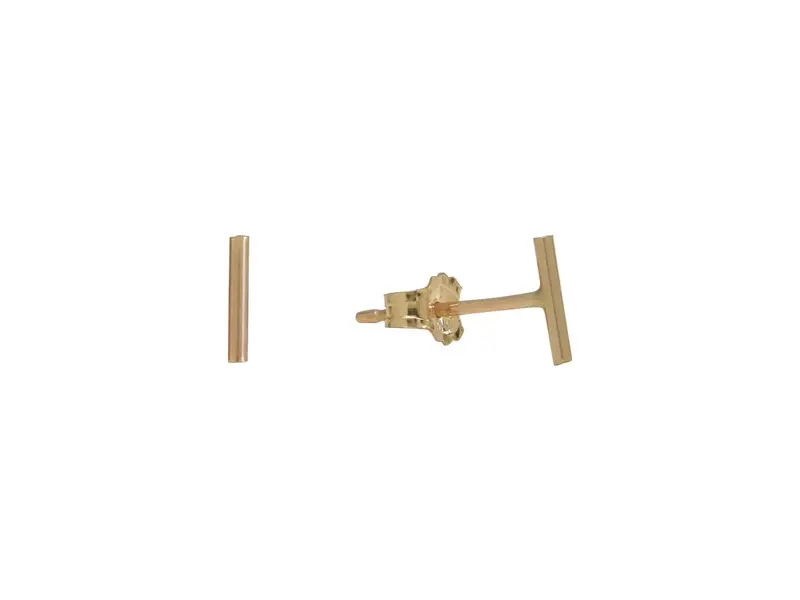 Ofina Jewelry 6mm Bar Studs, GF