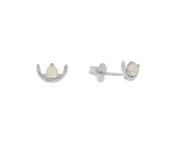 Opal Arc Studs, SS