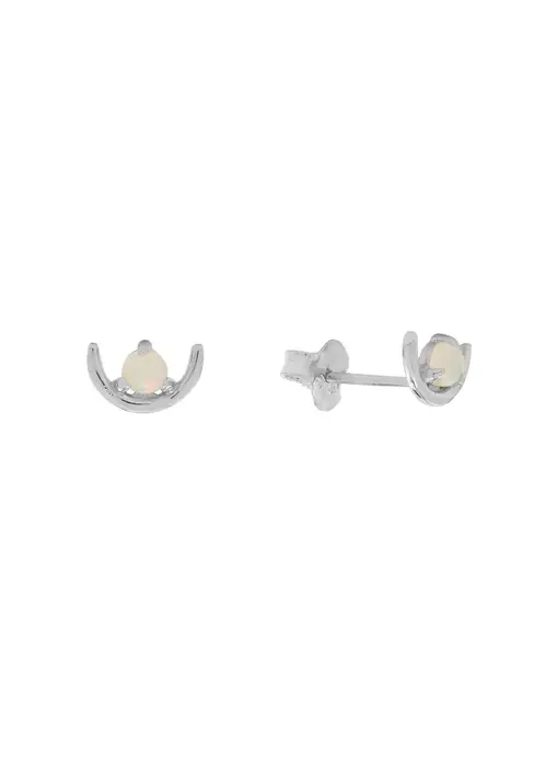 Opal Arc Studs, SS