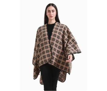 Lady Maura Ruana Cape - Khaki