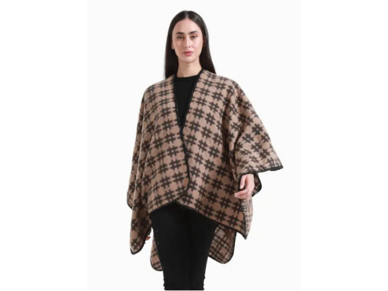 pretty persuasions Lady Maura Ruana Cape - Khaki