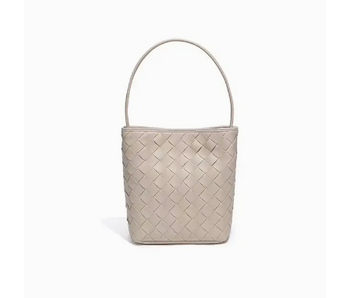 Woven Shoulder/Crossbody Bag - Beige