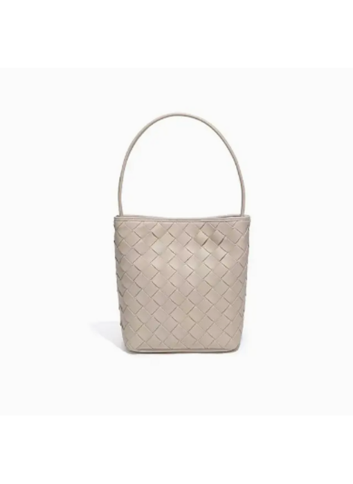 Woven Shoulder/Crossbody Bag - Beige