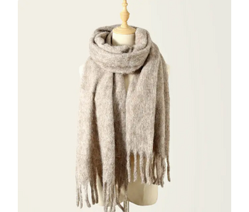 Alpine Snow Scarf - Sand