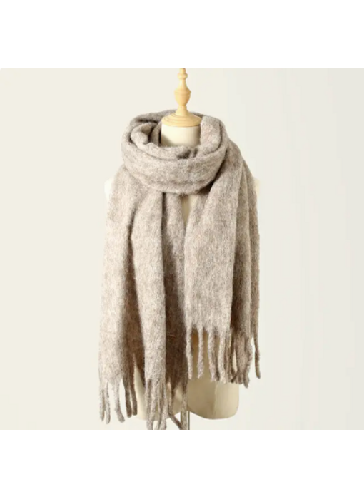 Alpine Snow Scarf - Sand