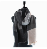 pretty persuasions Merrymaking Pleated Scarf - Black & White