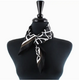 Belts Square Scarf (21"x21") - Black
