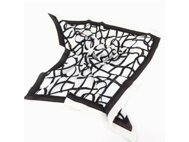 pretty persuasions Belts Square Scarf (21"x21") - White