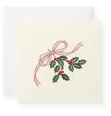 Karen Adams Designs Individual Gift Enclosure Card Holly