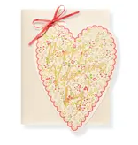 Karen Adams Designs Valentine's Day Heart Greeting Card