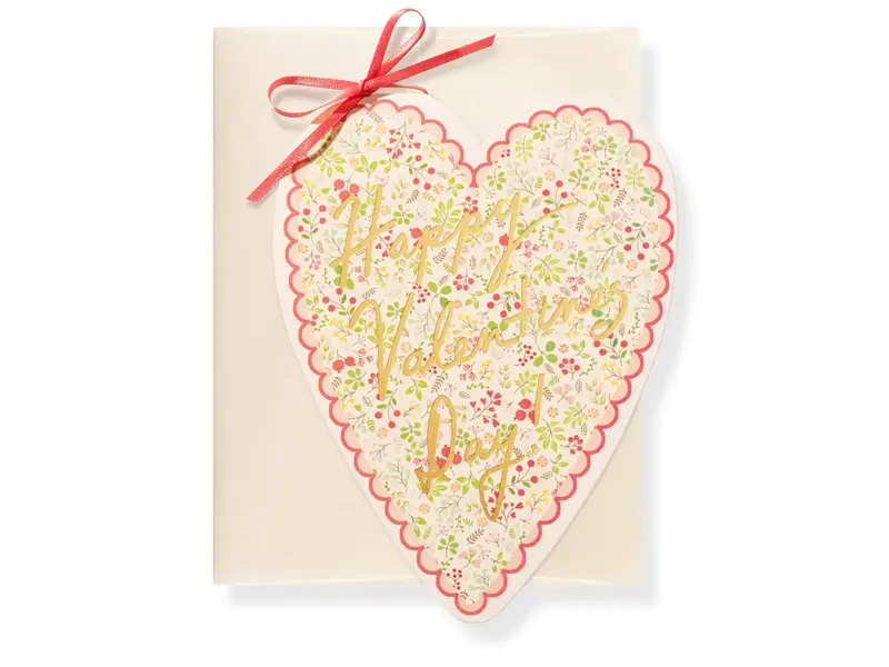 Karen Adams Designs Valentine's Day Heart Greeting Card
