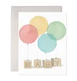 E. Frances Baby Blocks Greeting Card – Celebrate New Baby or Shower