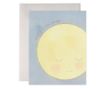 Baby Moon | New Baby Shower Greeting Card
