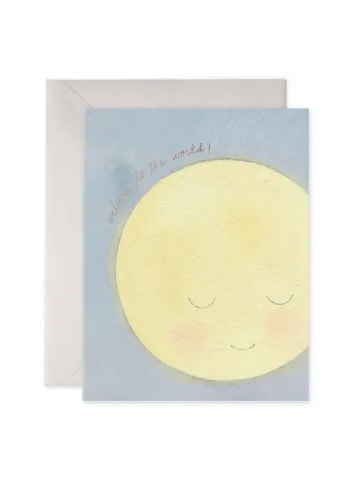 Baby Moon | New Baby Shower Greeting Card