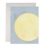Efrances Baby Moon | New Baby Shower Greeting Card