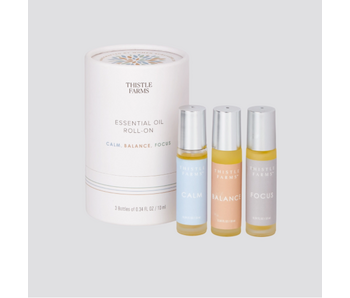 Essential Oil Roll-On Trio | Calm, Balance, Focus