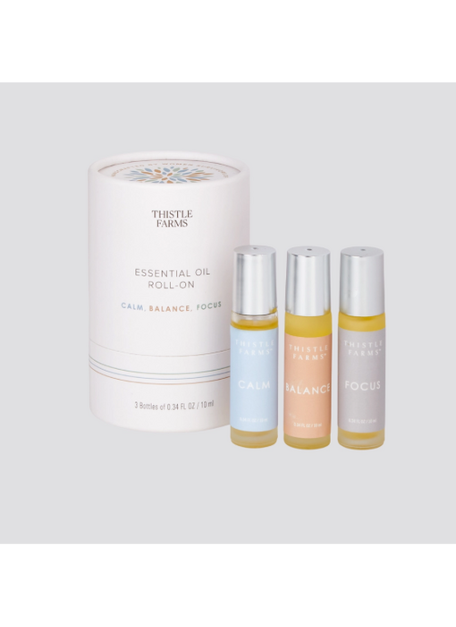 Essential Oil Roll-On Trio | Calm, Balance, Focus