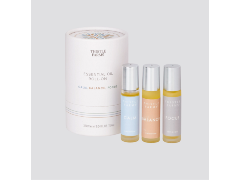 Thistle Farms Essential Oil Roll-On Trio | Calm, Balance, Focus