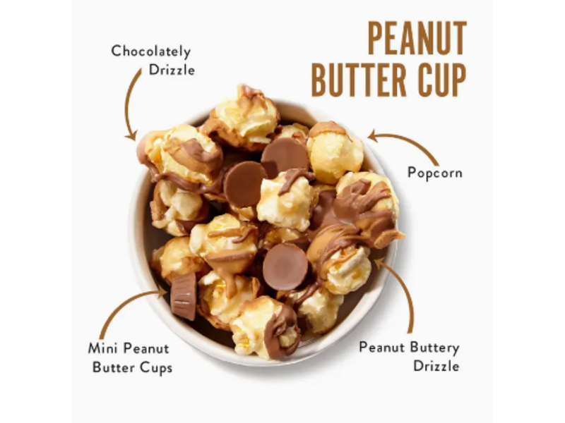 Funky Chunky Peanut Butter Cup | Caramel Choco Popcorn | 19oz Canisters