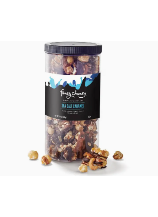 Sea Salt Caramel | Caramel Choco Popcorn | 19oz Canisters