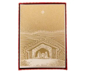 Nativity Scene Large Signature Holiday Boxed Card