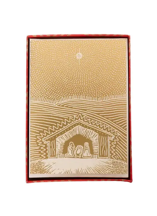 Nativity Scene Large Signature Holiday Boxed Card