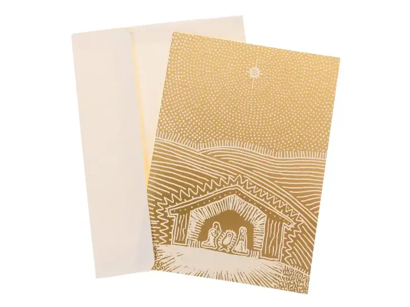 Graphique De France Nativity Scene Large Signature Holiday Boxed Card