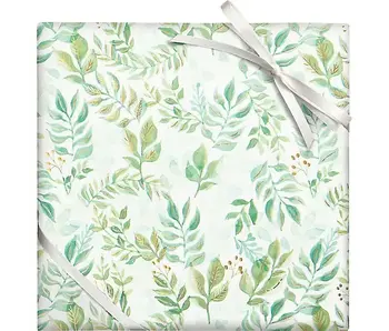 Watercolor Garden Stone Wrapping Paper