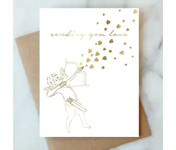 Cupid Sending You Love Card