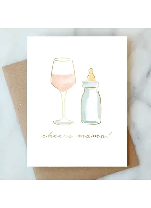 Cheers Mama Greeting Card