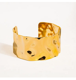 MAIQ Accessories Baiser 18K Gold Non-Tarnish Glam Bold Bangle