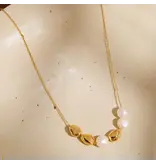 MAIQ Accessories Maud 18K Gold Freshwater Pearl Beaded Necklace