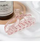 TheDivaSoap Jelly Rectangle Transparent Hair Claw Clip - purple