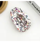 TheDivaSoap Acetate Classic Colorful Flat Hair Clips - multi